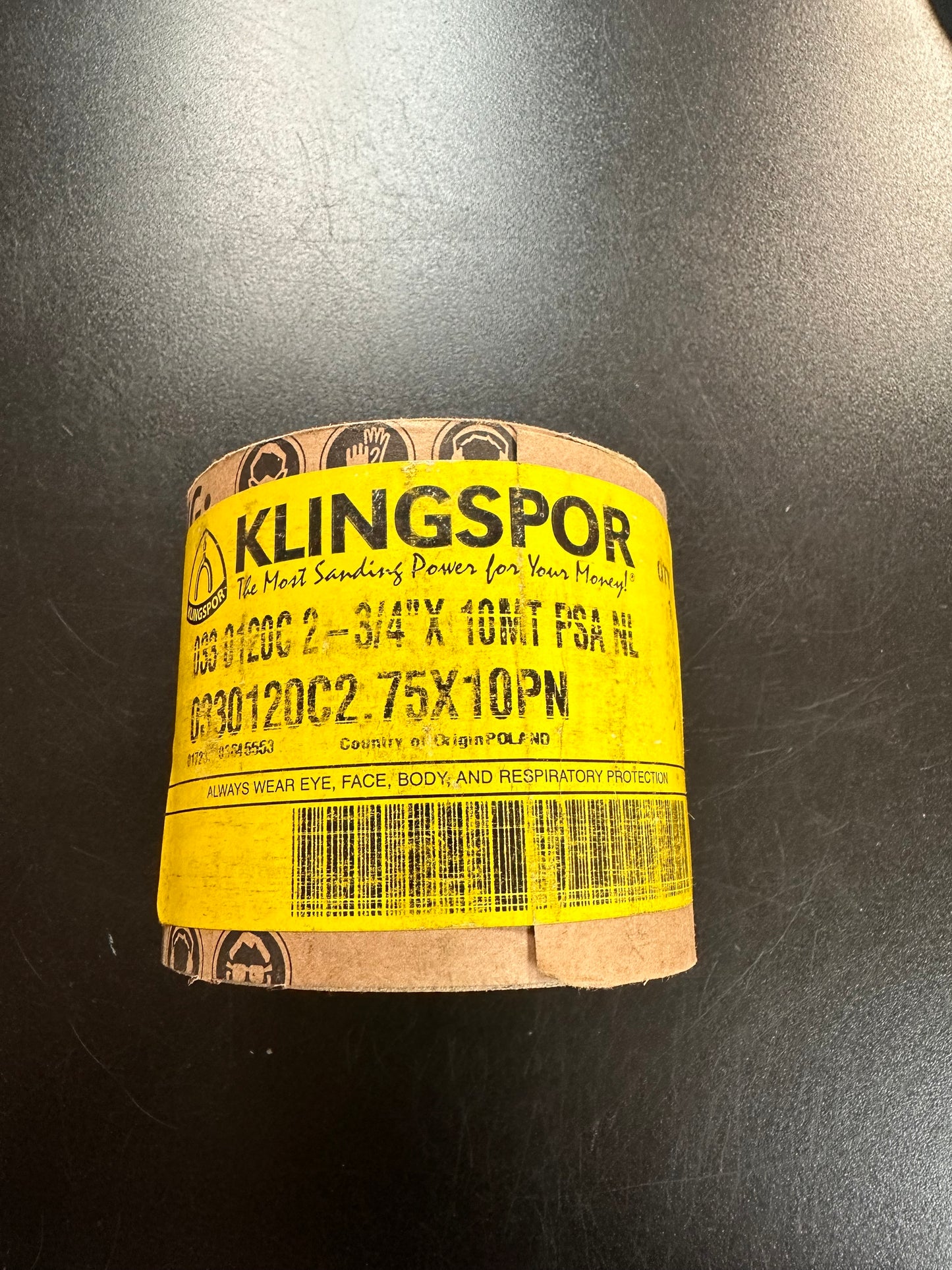 Klingspor 120 Grit 10 Meter PSA Roll